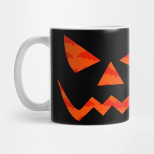 Scary Pumpkin Face Mug